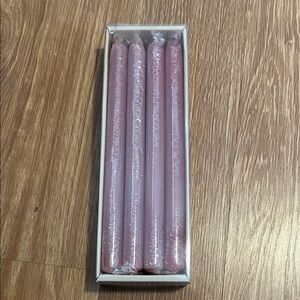 Bill blass 10 inch taper candles mauve Elegant Taper Candles new